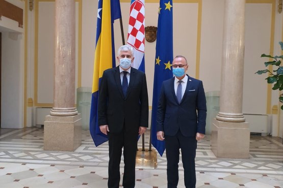 Zamjenik predsjedavajućeg Doma naroda dr. Dragan Čović razgovarao s ministrom vanjskih i evropskih poslova Republike Hrvatske 
